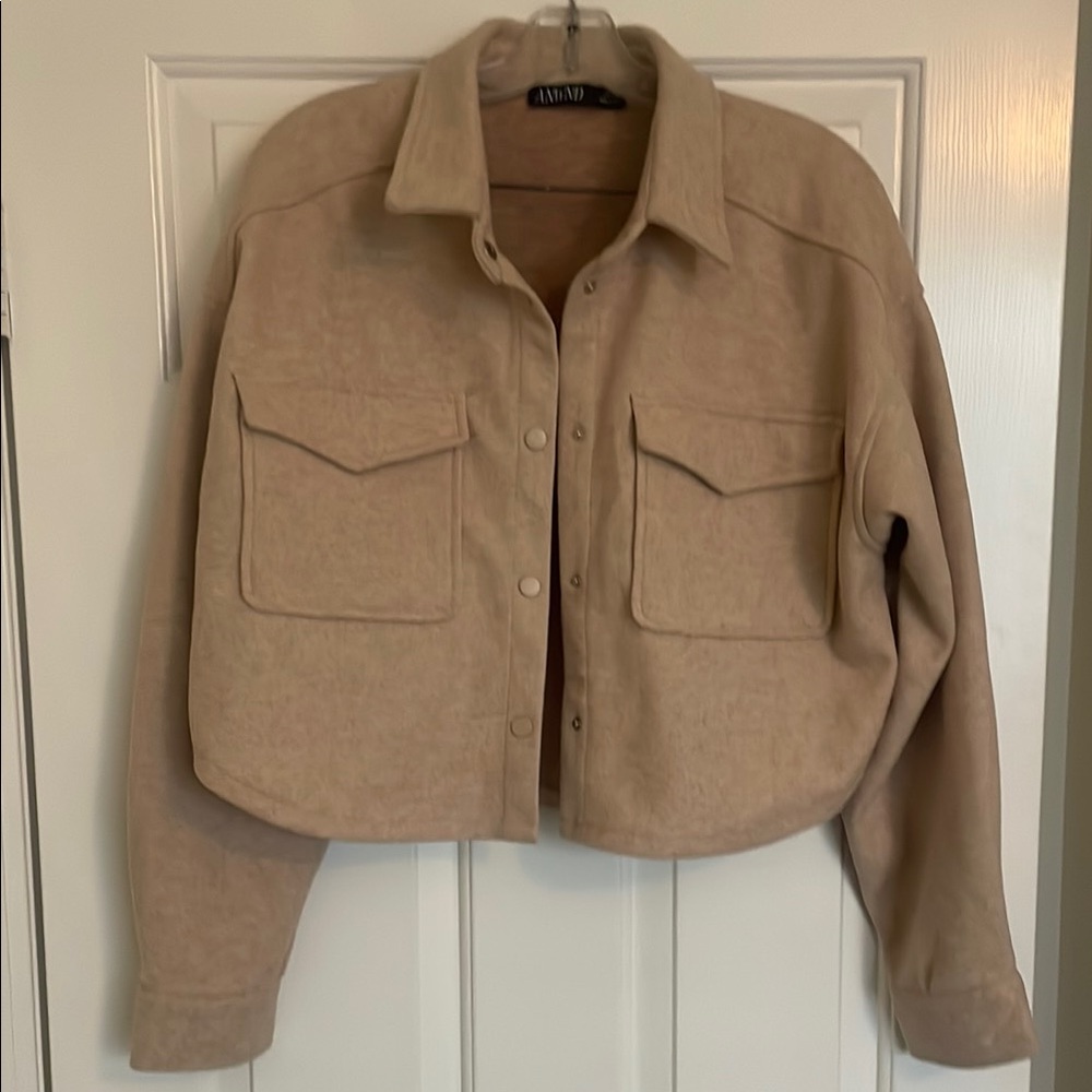 Tan Oversized Jacket